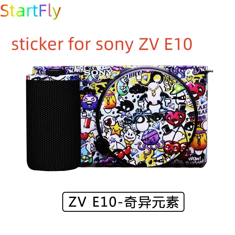 

StartFly Sticker for Sony ZV E10 Anti-scratch Camera 3M Material Cover Skin For Sony ZV E10 Camera Protector Sticker Film