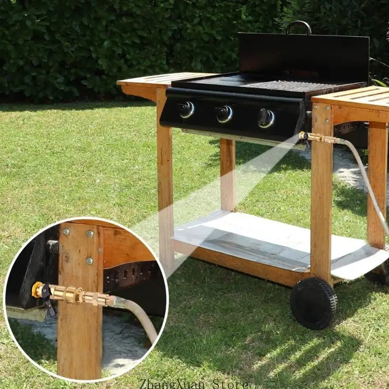 Messing-Wohnmobil-Propan-Set, Gewindeadapter für Leitungsumwandlung und Bandnutzung, 3 x – Detail 10