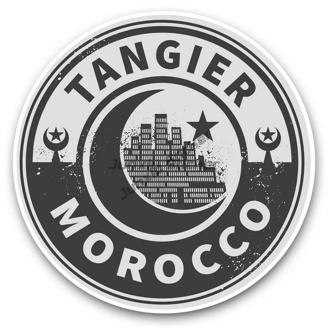 

Art Pattern Vinyl Stickers Morocco Tangier Travel Car Accesories Things the Motorcycle Decals Reflective Auto Tuning Vehicle