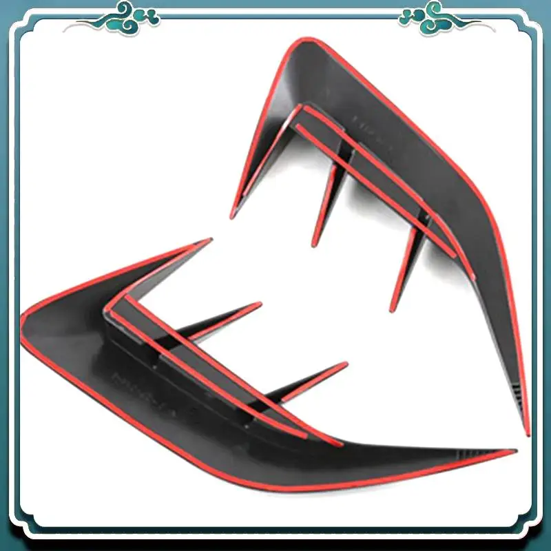 

ABTU-Glossy Black Rear Bumper Splitter Spoiler Rear Canard Air Vent Trim For Lexus NX260 NX350H 2021 2022 Parts Accessories