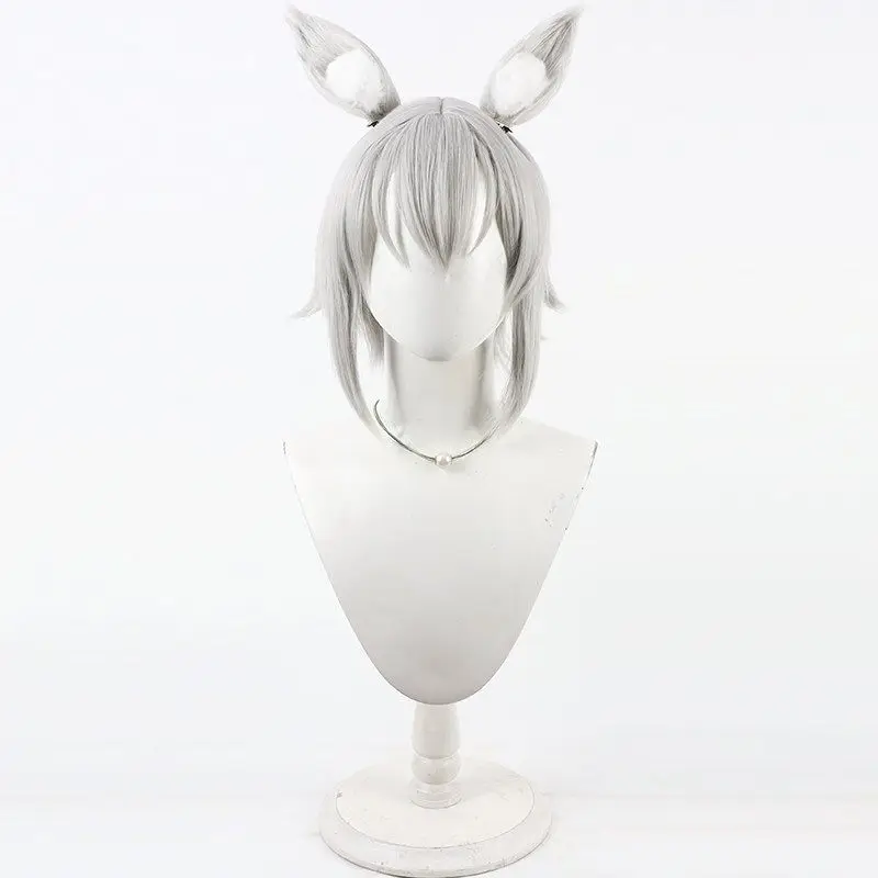 ¡Escenario colorido del proyecto de juego Sekai! Peluca de Cosplay Shiho Hinomori, accesorios para fiesta de Carnaval y Halloween, pelo sintético de fibra resistente al calor