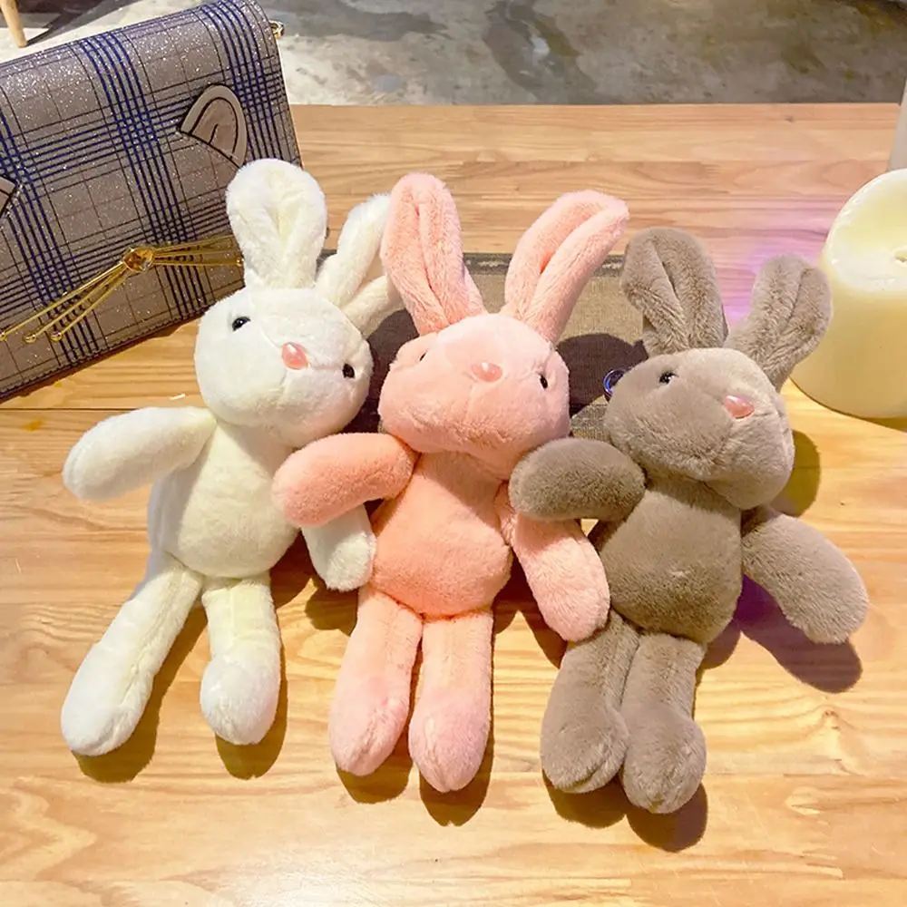 Pendant Key Chain Key Ring Backpack Pendant Keychain Plush Keyring Bunny Plush Keychain Rabbit  Plush Doll Bunny Plush Doll