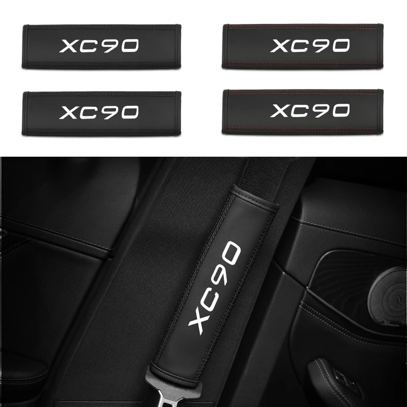 

Car Seat Belt Covers Shoulder Protection Pad Interior Accessories For Volvo XC60 S60 V40 V60 XC40 V70 XC90 V90 V50 S90 S80 C30 S
