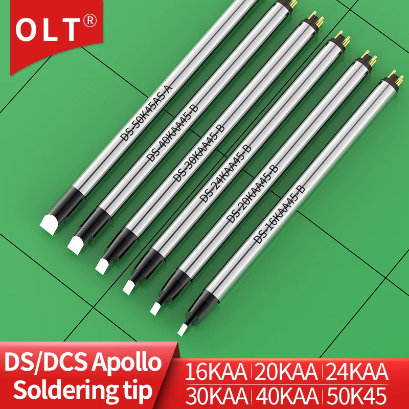 

Apollo Seiko soldering tips DS-16KAA45-B DS-20KAA45-B DS-24KAA45-B for Apollo welding head soldering iron tips