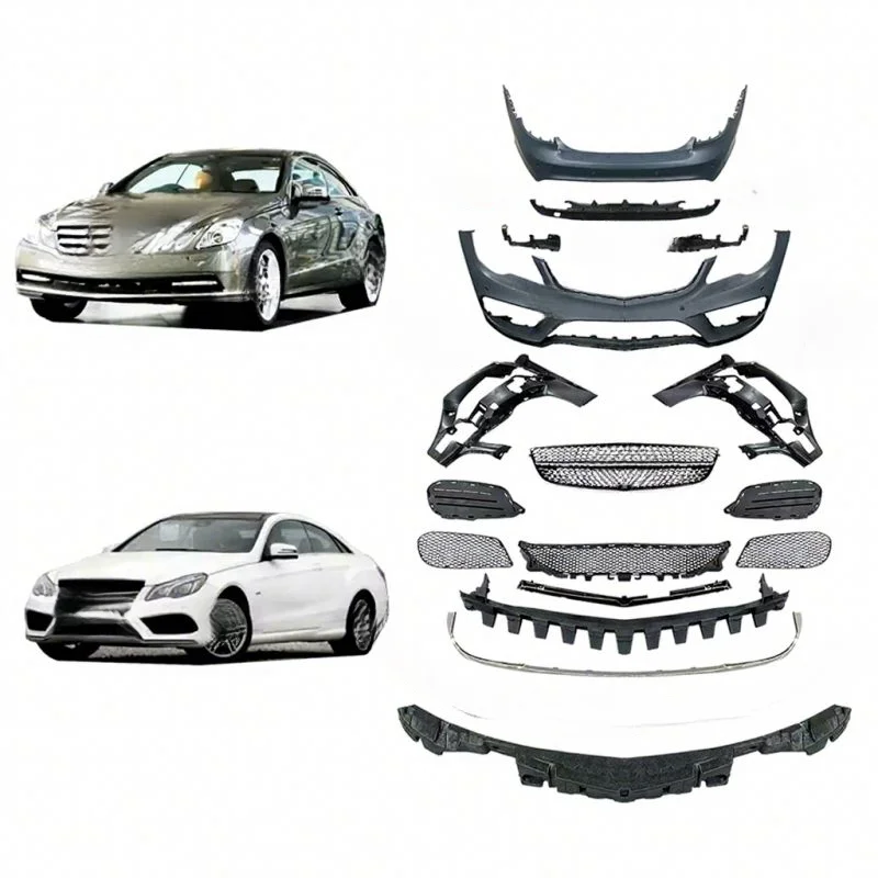 High Quality PP Material Body Kit For E Class W207 C207 Coupe 2009-2016 Upgrade Car Bumper Replacement Parts