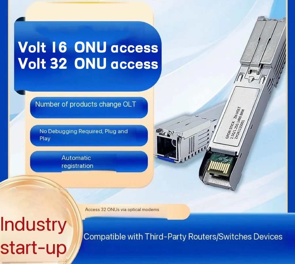 1Port GPON OLT 1PON Mini 1Port with Web Management Support GPON ONU Unlocked Compatible with Huawei ZTE EPON ONU/ONT