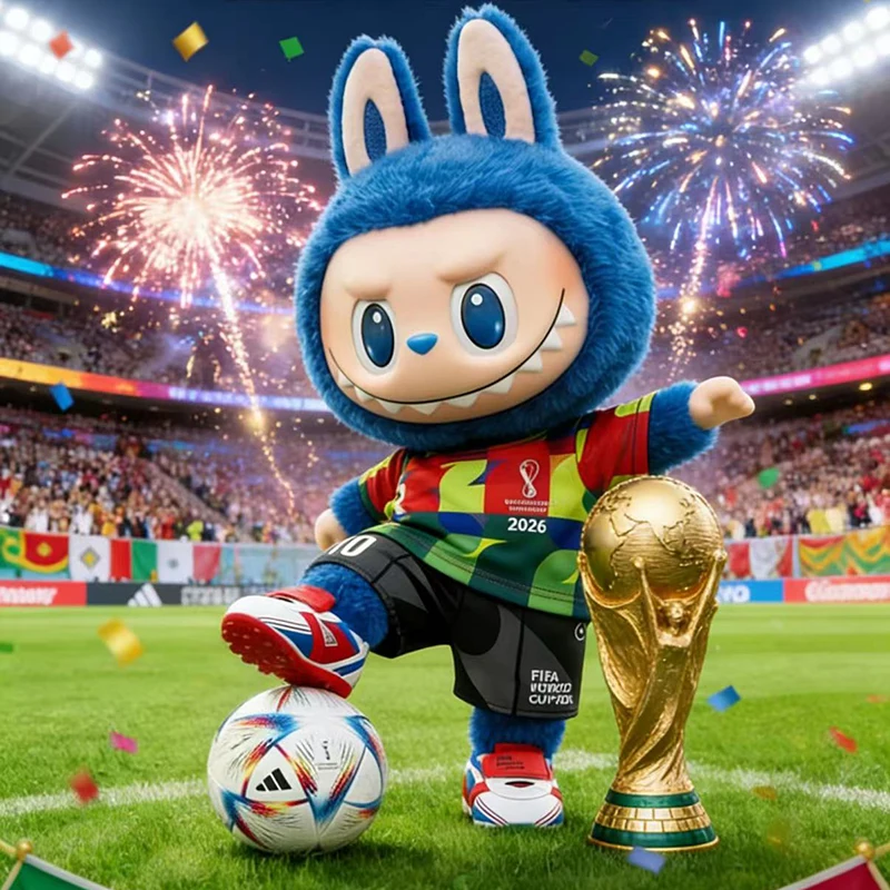 

POP MART LABUBU THE MONSTERS FIFA Catch the Win Series Vinyl Plush Doll Mystery Box Genuine Blind Box Guess Toys Bag Anime