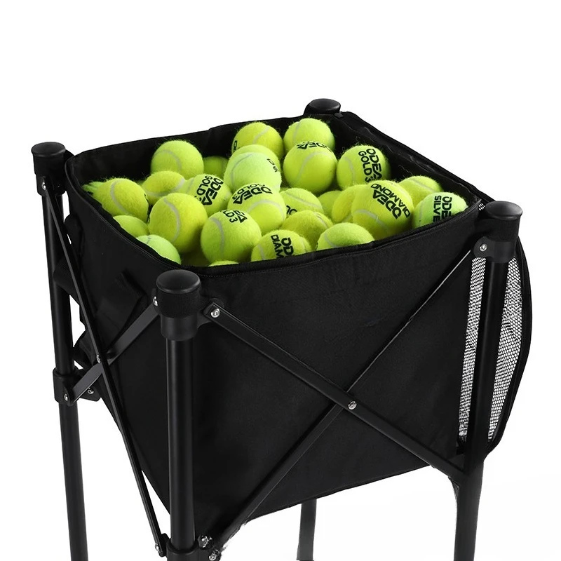 Tennis frame school club training, special coach car fabric portable foldable ball basket