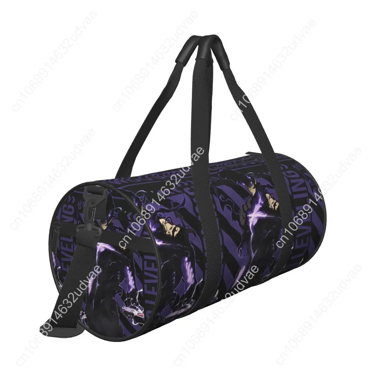 Hot Anime Sung Jin Woo Sports Bags Solos L-Levelings Training Gym Bag with Shoes Novelty Handbags Men Women Outdoor Fitness Bag