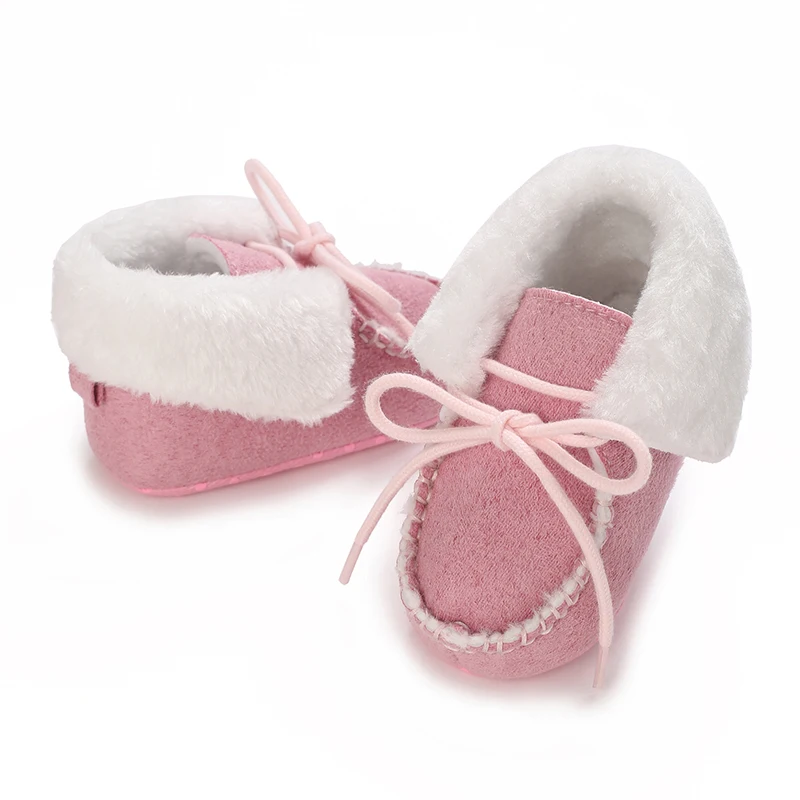 Klassische Baby warme Schneeschuhe Neugeborene weiche Sohle leichte Wanderschuhe für Alter 0-1