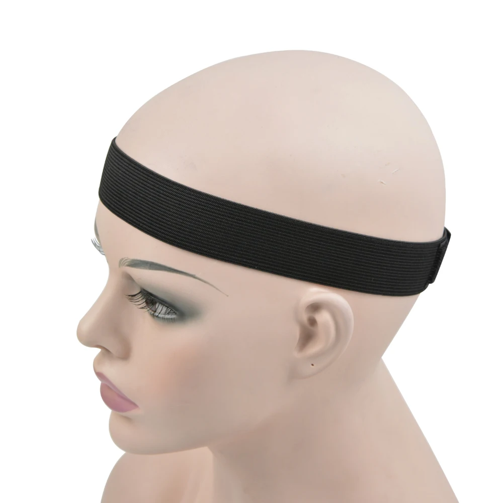 1 szt. Elastyczna opaska z koronką, regulowana opaska do peruk, opaska do wygładzania krawędzi, szalik do wygładzania krawędzi koronki do peruk typu lace frontal.
