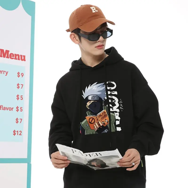 Sudadera con capucha de Naruto para hombre, 2D Uchiha Itachi Sasuke, Tsuchiha Shuimon, ropa periférica para niños