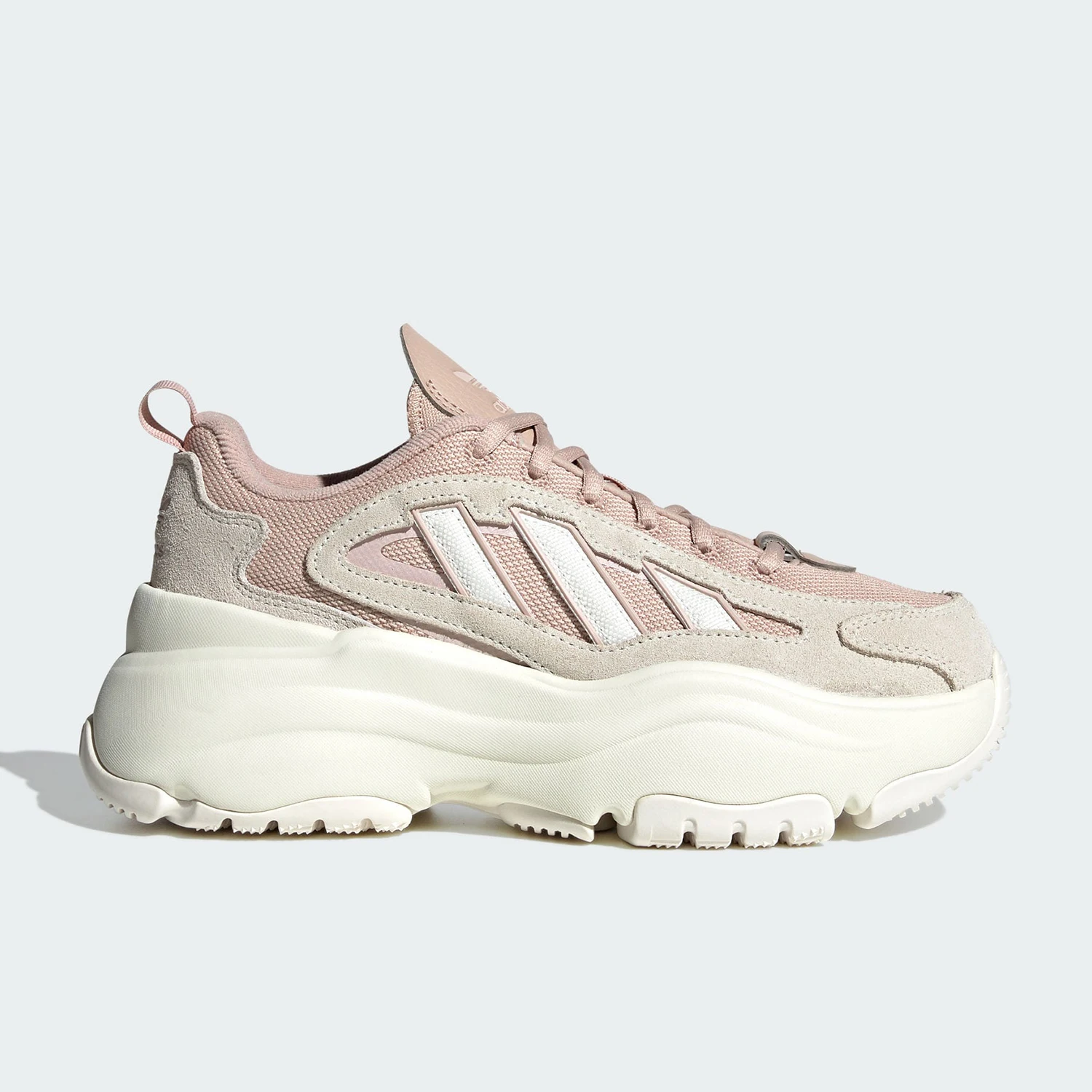 Adidas Authentic Three Leaves Women's Classic Thick Sole Wear-Resistant Dad Shoes IH9940