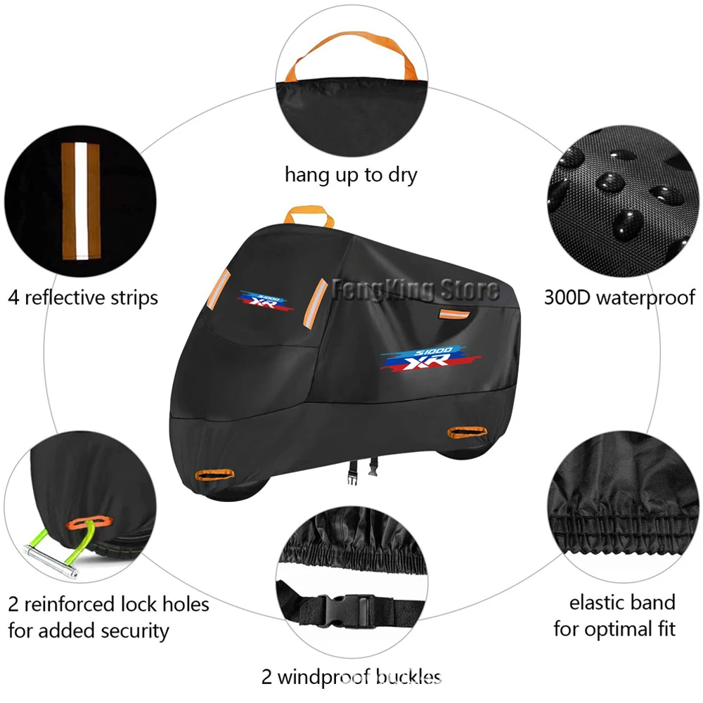 For BMW S1000XR s1000xr s 1000xr s1000 xr Motorcycle Cover Waterproof Outdoor Scooter UV Protector Rain Cover