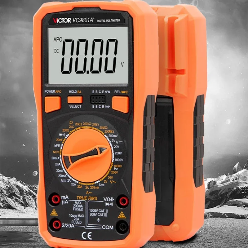 Digital multimeter VC980 + high-precision intelligent anti-burn automatic multimeter