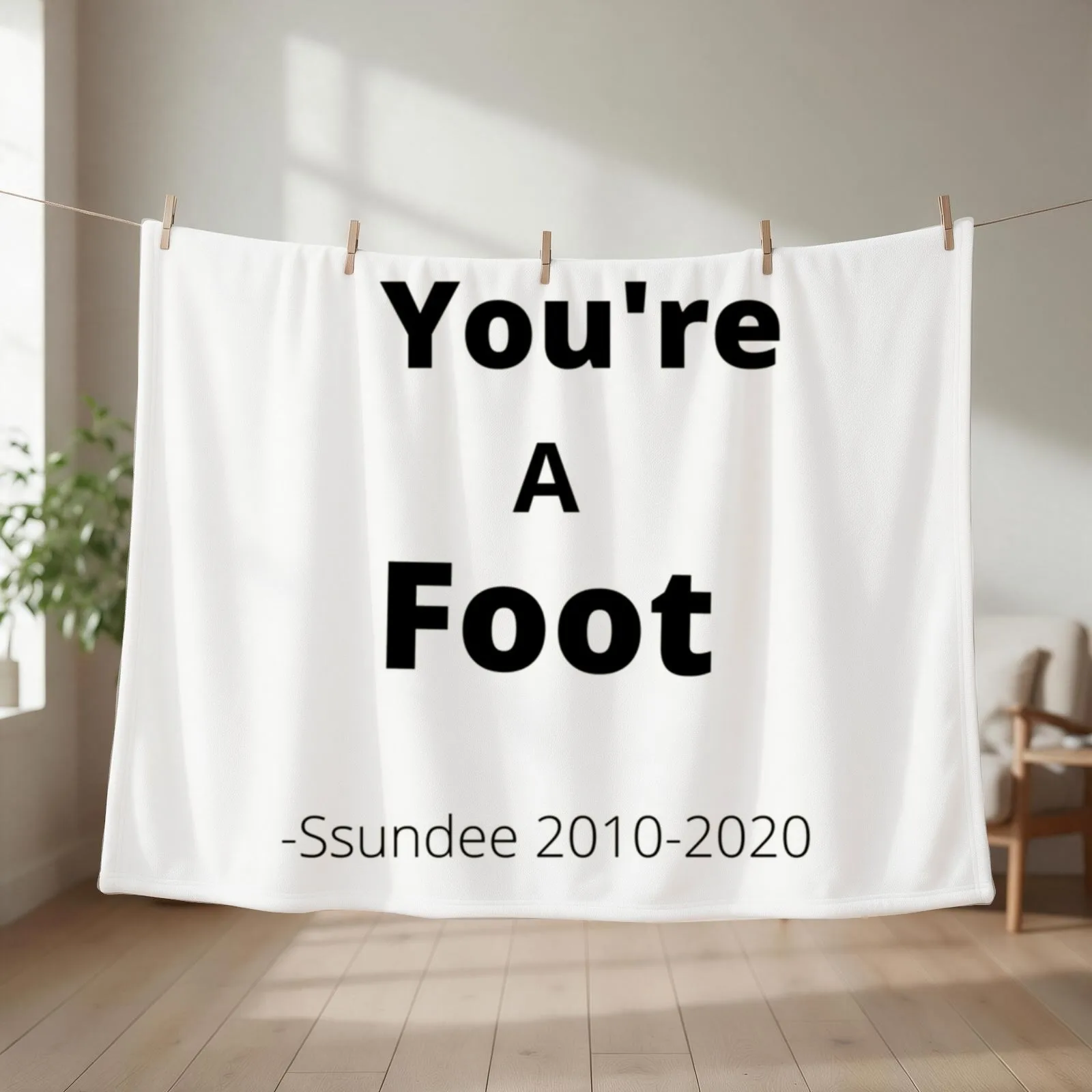 You_re A Foot - Ssundee Throw Blanket Nap Thin warm winter Designers Blankets