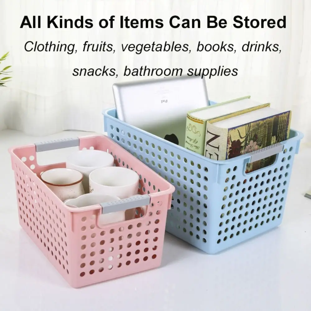 Removed Storage Baskets Trendy Plastic Large-capacity Laundry Hamper Handles Storage Organizer Classroom