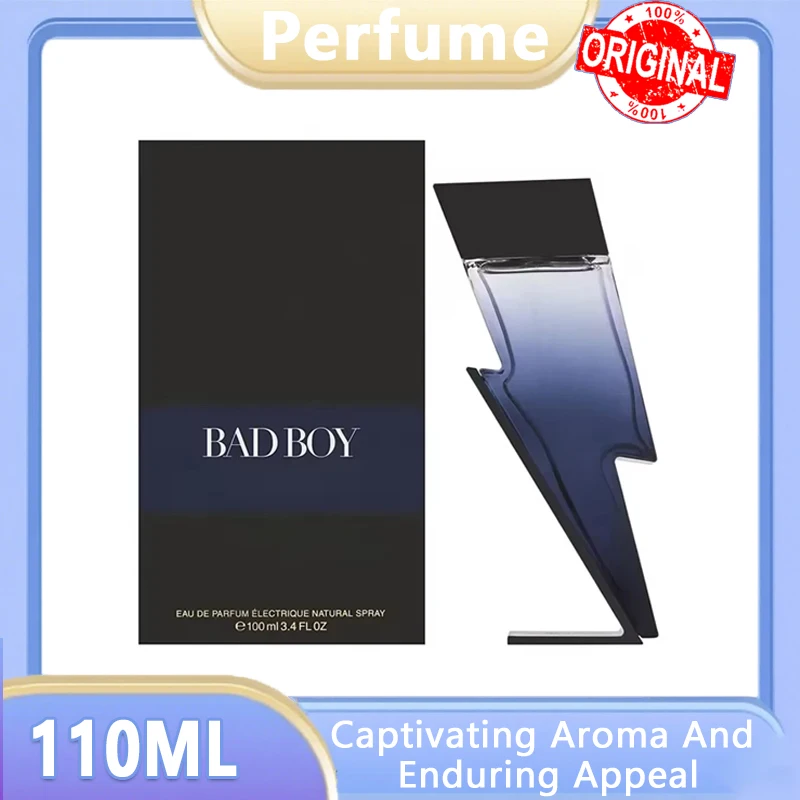 2025 مبيعات ساخنة 110 مللي عطور Masculinos Bad Boy Lightning Eau De Parfum Spray للرجال هدايا كلاسيكية للرجال #1