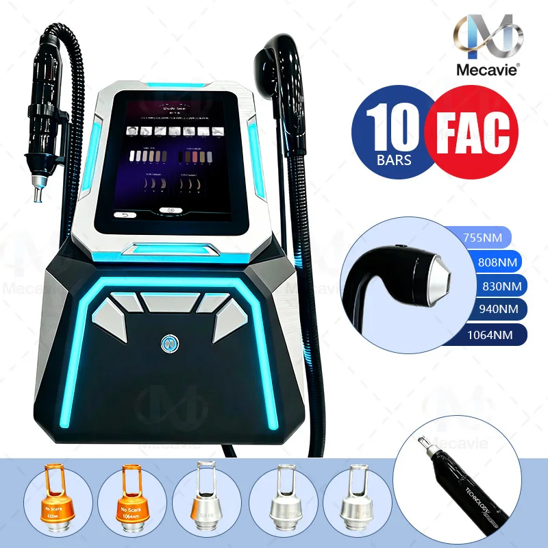 Latest 5000W Diode Laser Painless Permanent Hair Removal FAC Advanced Technology with 5 Waves Salon Exclusive Full Certificate