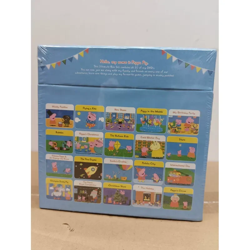 Peppa Pig DVD Box Set Collection for Kids Children Cartoon Animation Video Discs