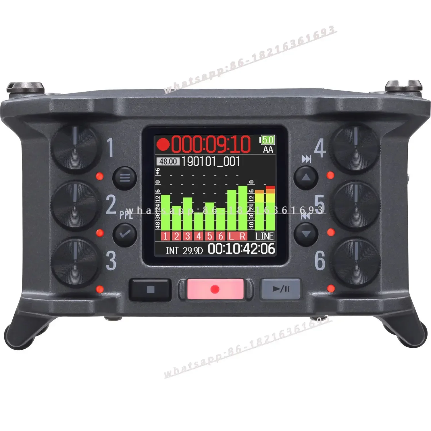 2026GOOD F6 Multi-track On-site Outdoor Simultaneous Recording 32Bit Dual AD Conversion Audio Interface Micro-movie Short Vid
