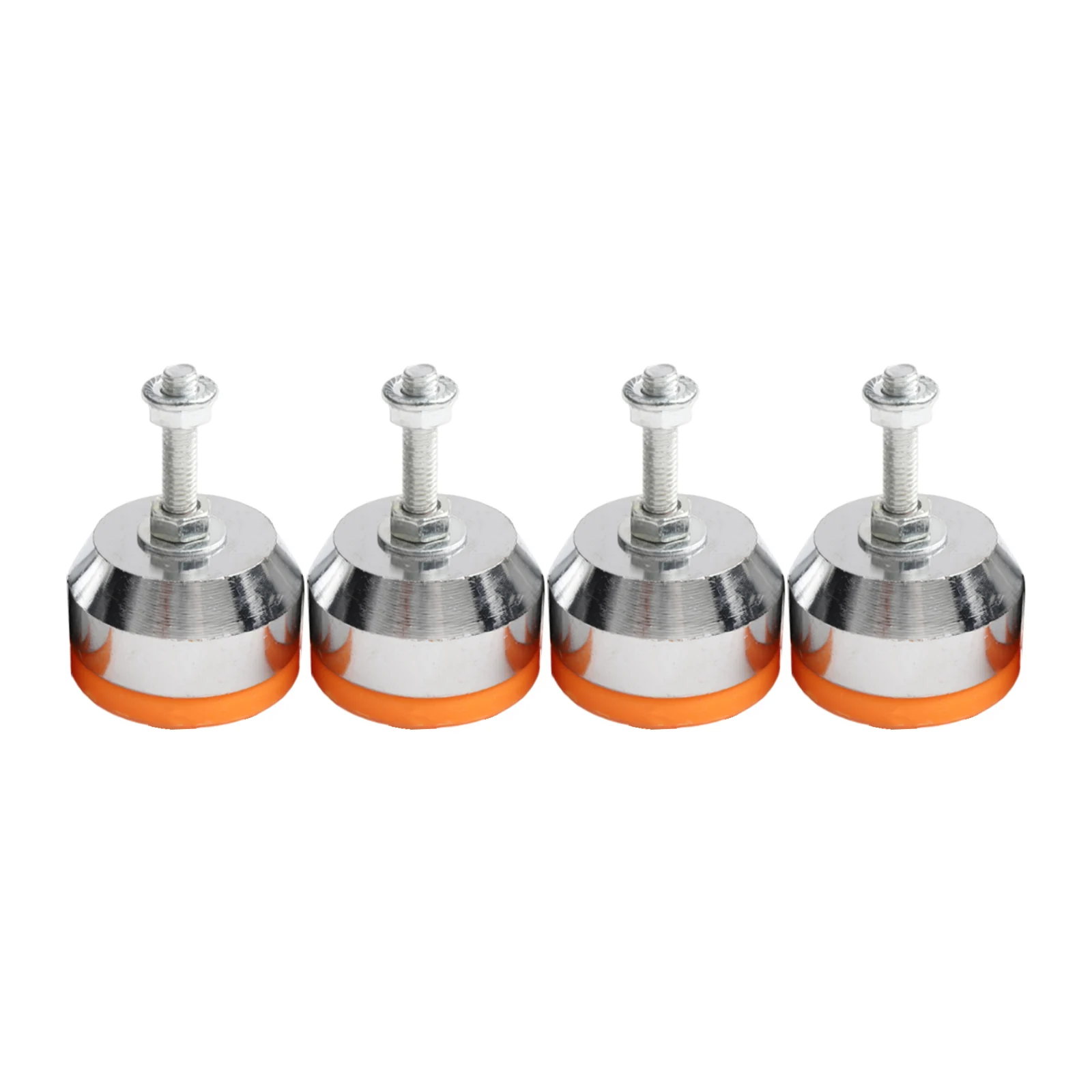 Rubber Non Slip Cutting Machine Support Feet M6X30mm Thread Metal Base Pad Stable Protection Accessories For Workshop Power Tool