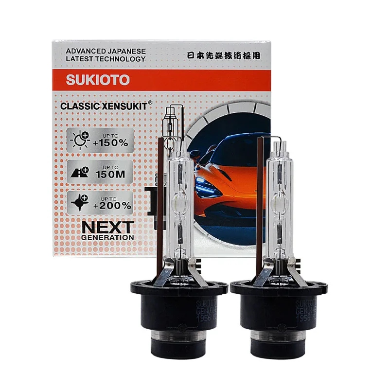 

2 шт. SUKIOTO JAPAN 55 Вт D2S ксеноновый светильник 35 Вт D2R HID лампа для фар 4300K 6000K 8000K 10000K HID D4S ксеноновая лампа D4R автолампы