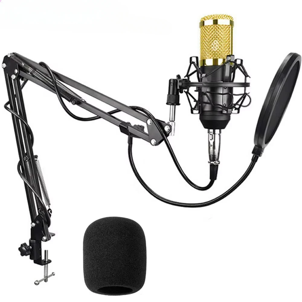 BM-800 Mic Kit Condenser Microphone with Adjustable Mic Suspension Scissor Arm