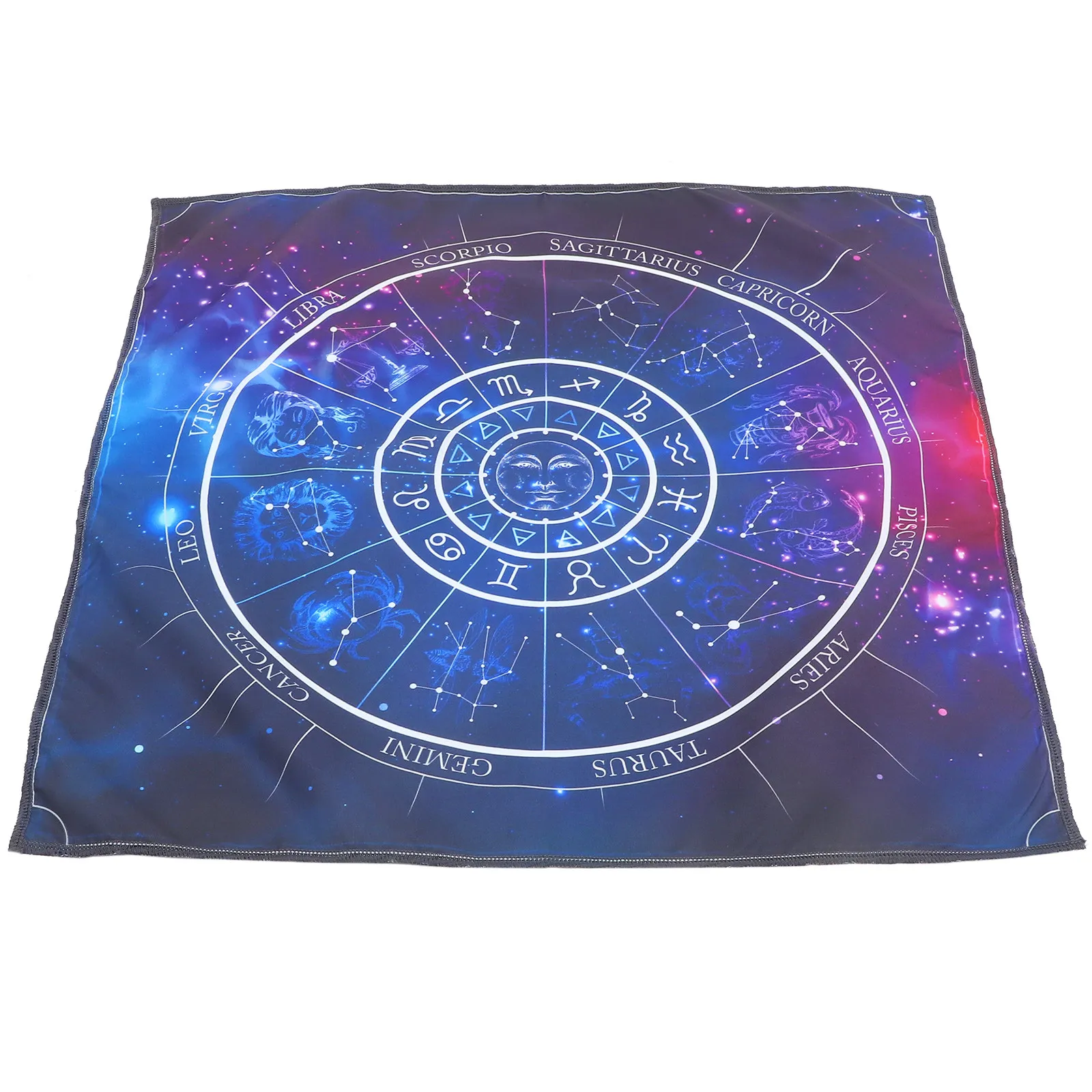 

Tarot Tablecloth 49x49cm Lightweight Portable Decorative Divination Mat Altar Cloth Game Prop Table Cloth