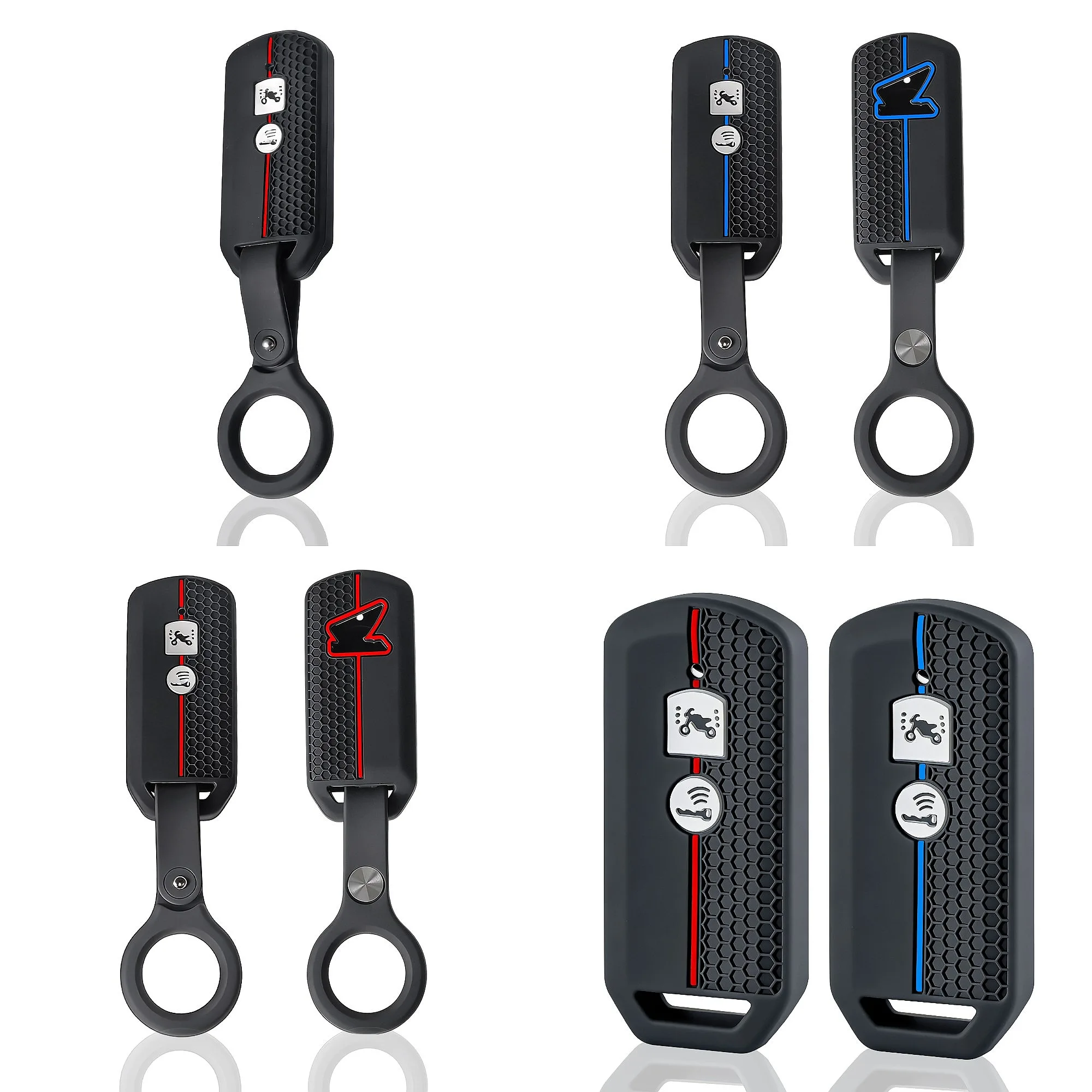 Keychain For Honda SH 125 Forza 350 250 750 ADV 150 X-ADV SH150i SH300 150 PCX 125 2020-2023 Silicone Holder Key Case Key Cover