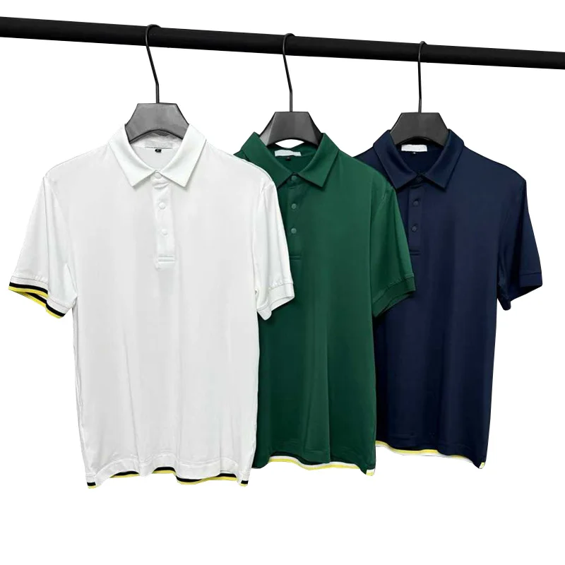 Golf Men's Short sleeved T-shirt Summer New Product Outdoor Quick drying Sports Shirt Comfortable Versatile POLO Shirt Men's Top