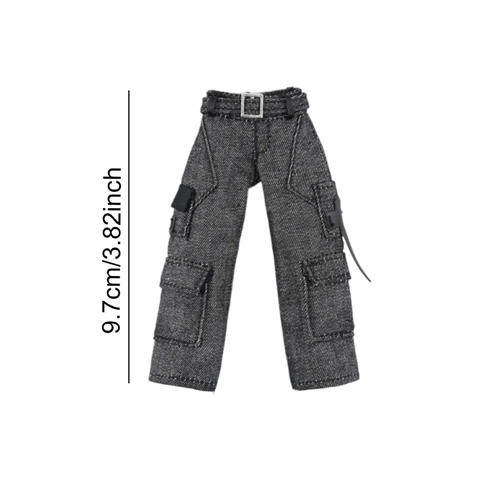 Miniature Figure Pants Durable Dress Up Fashion Dollhouse Accessory Action Figure Clothes for