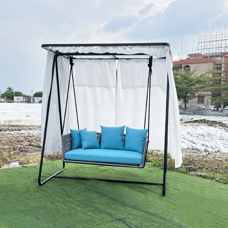 

Seaside Resort Outdoor Swing Hanging Basket Homestay Garden, Outdoor Hanging Chairs, Open Air Sunscreen Internet celebrity