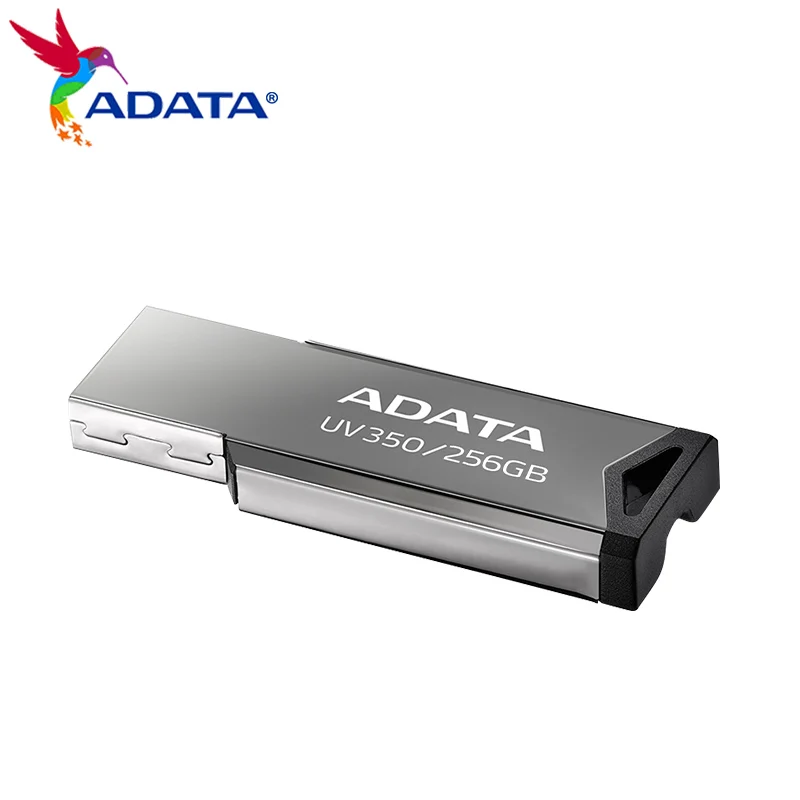 ADATA UV350 USB 3.2 Pen Drive Metal U Disk 32GB 64GB 128GB 256GB USB Flash Drive for Computer High Quality Memory Pendrive