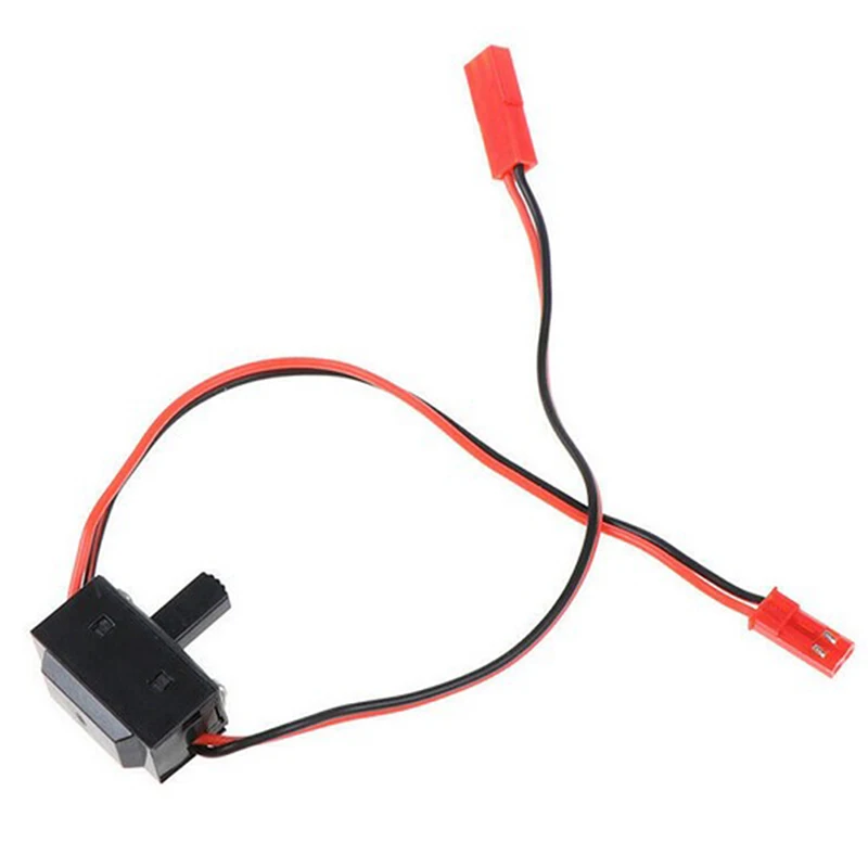 2-Wire ON OFF Power Switch with JST Male Female Plug, Universal RC Car Plane Helicopter ESC Receiver Accessory