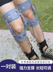 Leg Exoskeleton Assisted Walking Device Meniscus Injury Elderly Knee Joint Decompression Fixed Support Black Technology