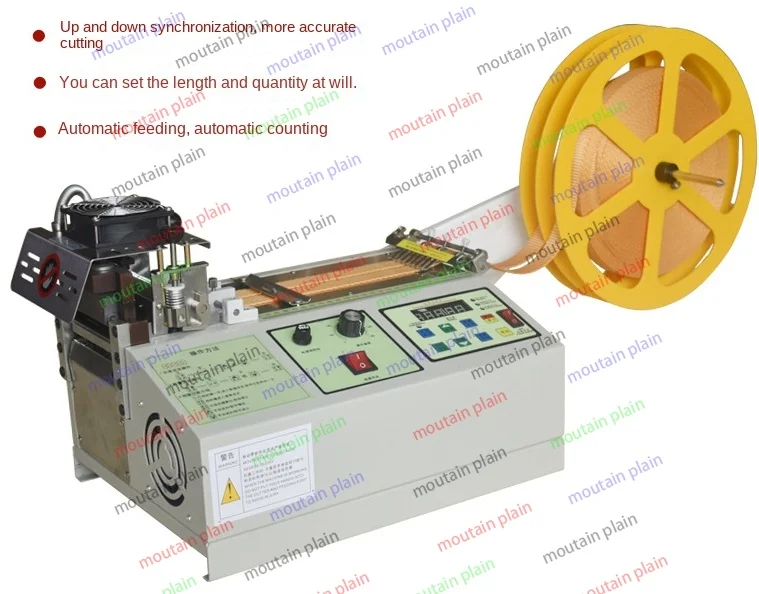 Ribbon Cutting Machine Zip Weaving Tape Hot Cutting Machine Accessories Computer Hot and Cold Ribbon Cutting Machine