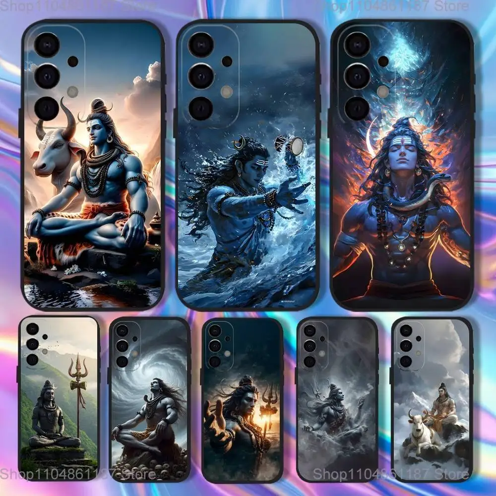 

Lord Shiva Mahadev Of India Phone Case For Samsung S25,S24,S21,S22,S23,S30,Ultra,S20,Plus,Fe,Lite,5G Black Cover