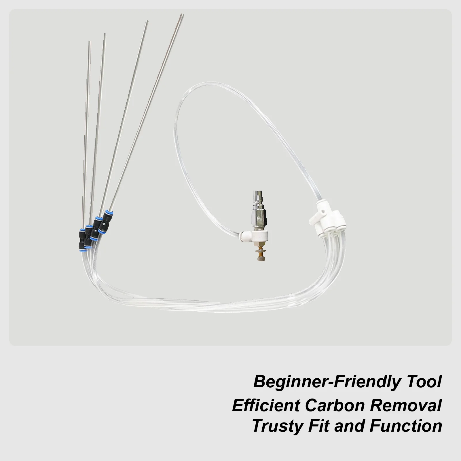 

Car Pneumatic Pulse Cleaning Tool Anti-Slip Cleaning Removal Pneumatic Pulse Carbon Deposit Cleaner For Vehicle Maintenance