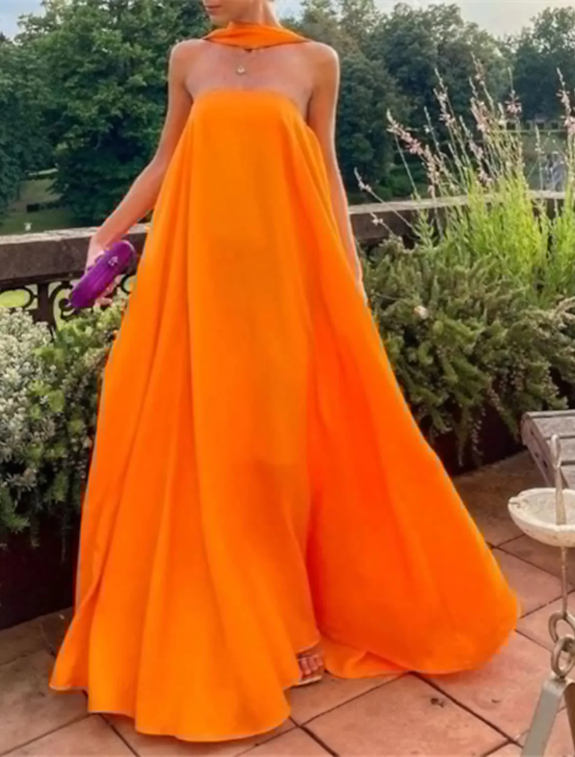 

Fashions A-Line Prom Gown Strapless Floor Length Sleeveless Stretch Chiffon Shawl Pleat Wedding Guest Dress 2025 free customized