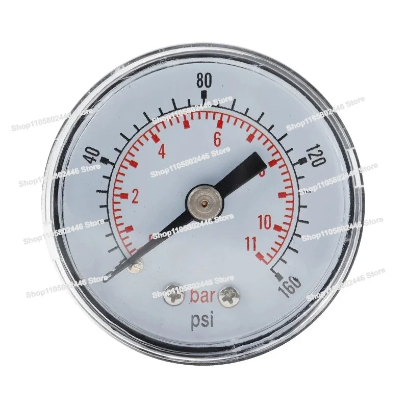 Axial Pressure Gauge Y40 1/8BSPT0-300psi0-20bar Barometer, Hydraulic Gauge, Hydraulic Gauge, Hydraulic Gauge
