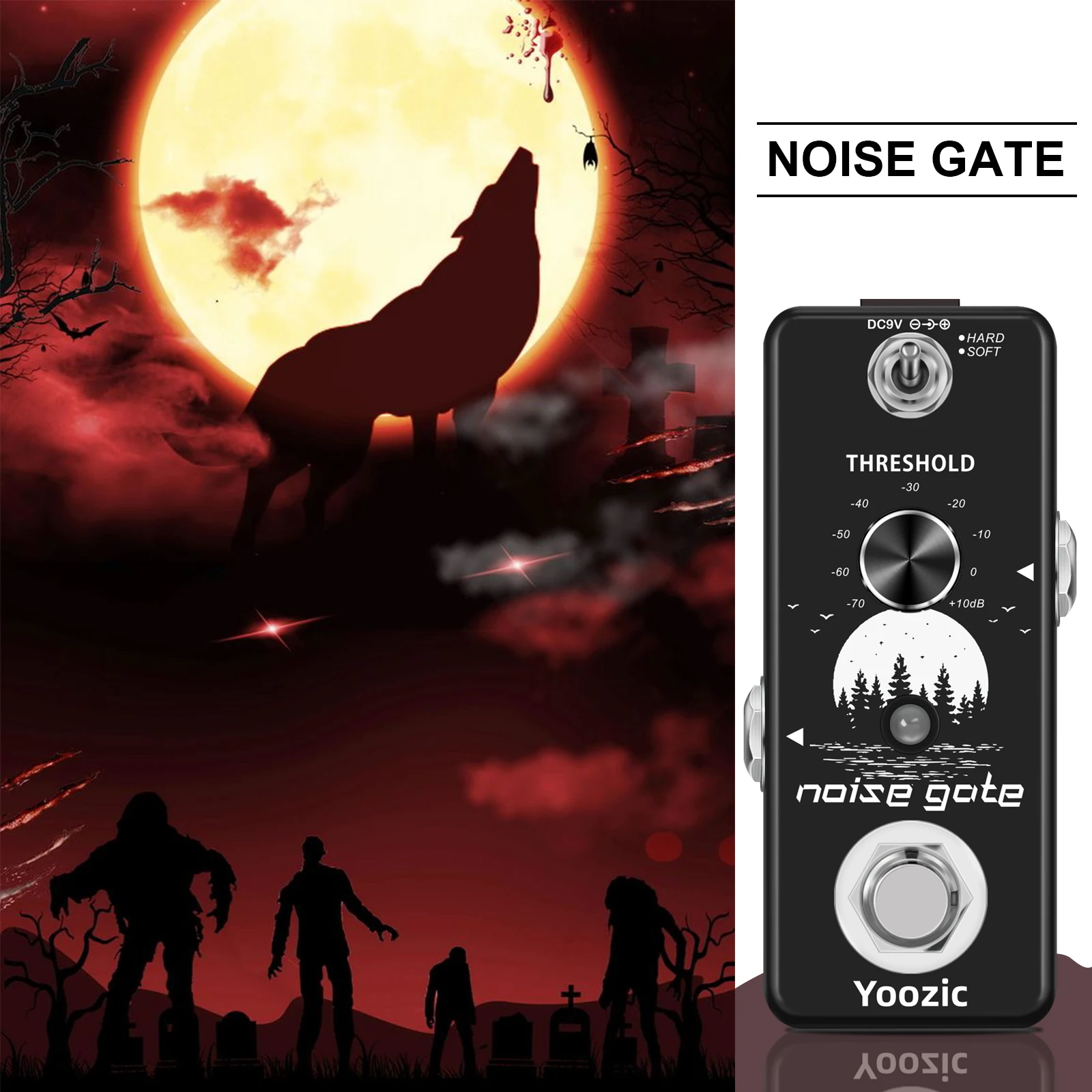 

Yoozic Noise Gate Effect Pedal For Electric Guitar &Bass Ture Bypass Under Lowest Price&Highest Quality To Provide Clear Sound