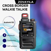 Zello-Waterproof Walkie Talkie, Bluetooth, Outdoor Portable GPS Navigation, Global WiFi, 4G