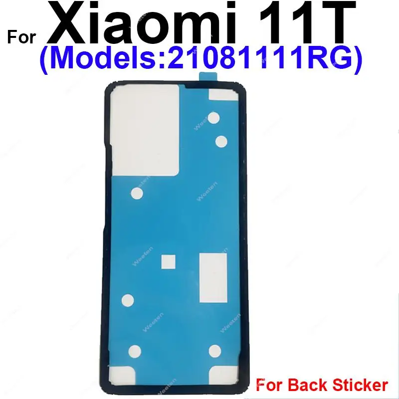 Back Battery Housing Cover Adhesive For Xiaomi Mi 11 Lite 11T Pro Ultra 11i HyperCharge 5G Rear Camera Sticker Front Screen Tape