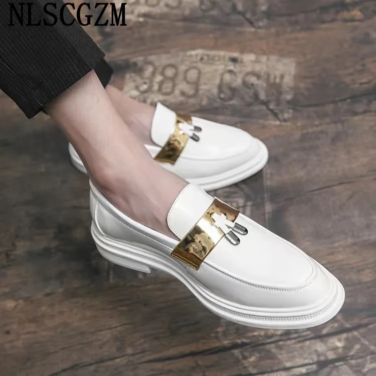 

Italian Coiffeur Casual Shoes Men Loafers Fashion Shoes 2024 Patent Leather Designer Shoes Men High Quality Sepatu Slip On Pria