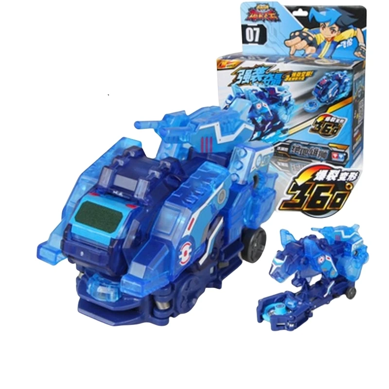 Screechers 1 Wild Explosion Speed Fly Deformation Car Beast Attack Action Figures Capture Flip Transformation Children Toys