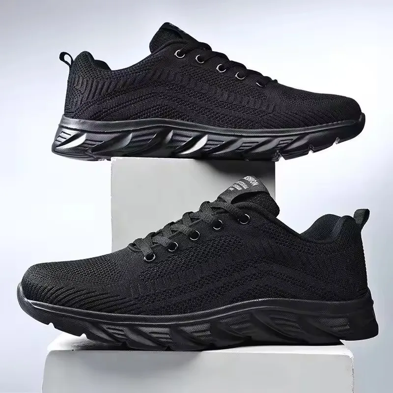 Sports Men Running Jogging Shoes Casual Sneakers Outdoor Lace Up Breathable Mesh Light Tennis Outdoor Walking Size 39-46