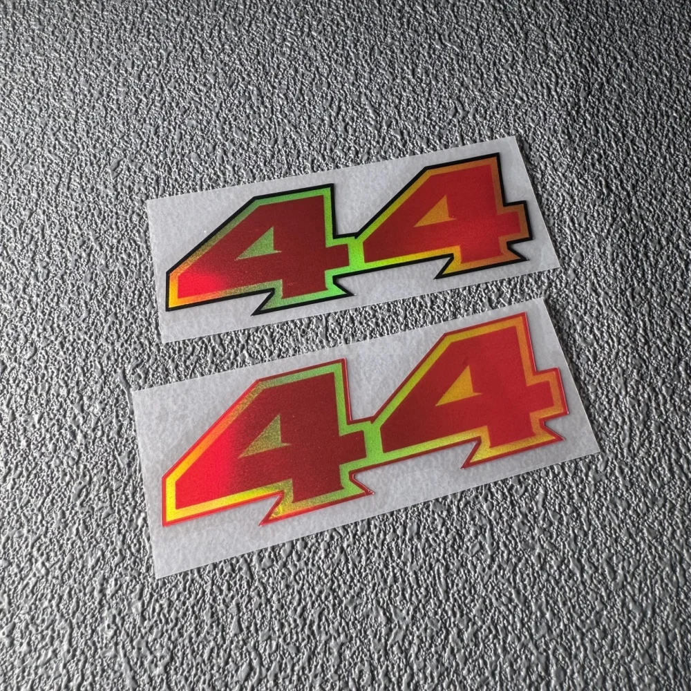 

Motor Helmet Auto Triangle Window Tail Applique Car Sticker for Driver Hamilton 44 Decal