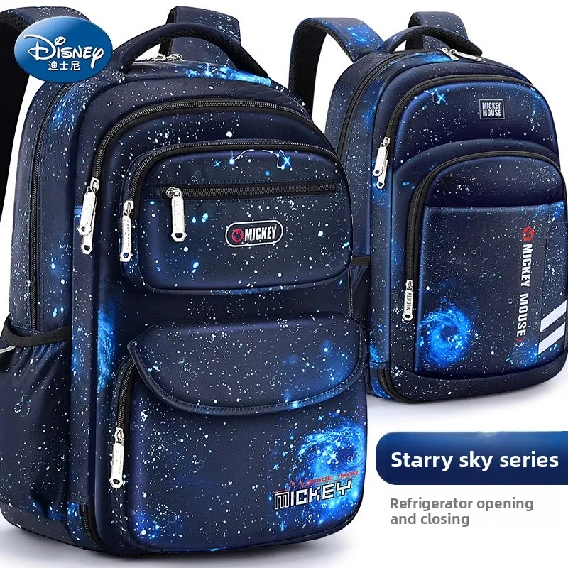 

Школьная сумка Disney для мальчиков начальной школы, предназначенная для снижения нагрузки и защиты позвоночника, подходит для мальчиков первого класса.