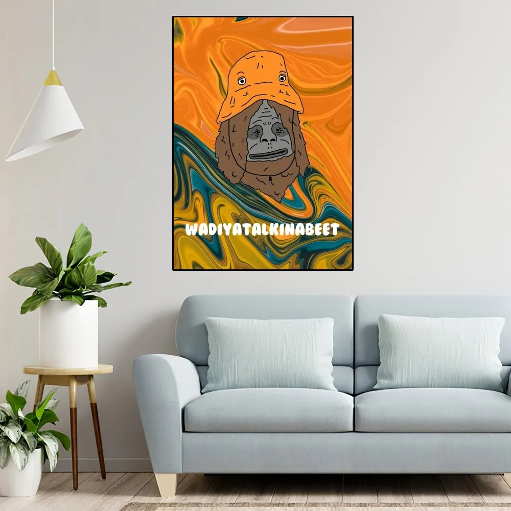 Sassy The Sasquatch Poster Home Room Decor Aesthetic Art Wall Painting Stickers